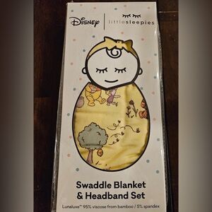New in box LS swaddle with headband